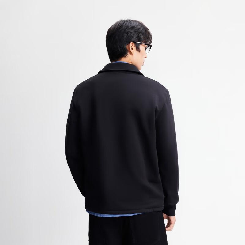 JACK&JONES Men's Loose Fit Collared Sweatshirt