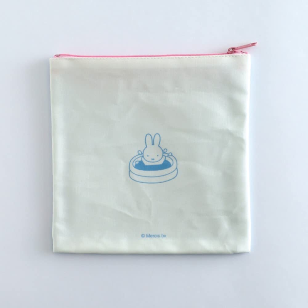 Green Flash Miffy Square W18 x Blue Pouch, H18cm, BM-220,