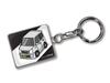 Custom Keychain for Suzuki Wagon R Black Silver Car Color [MKJP] MH21S, Base,