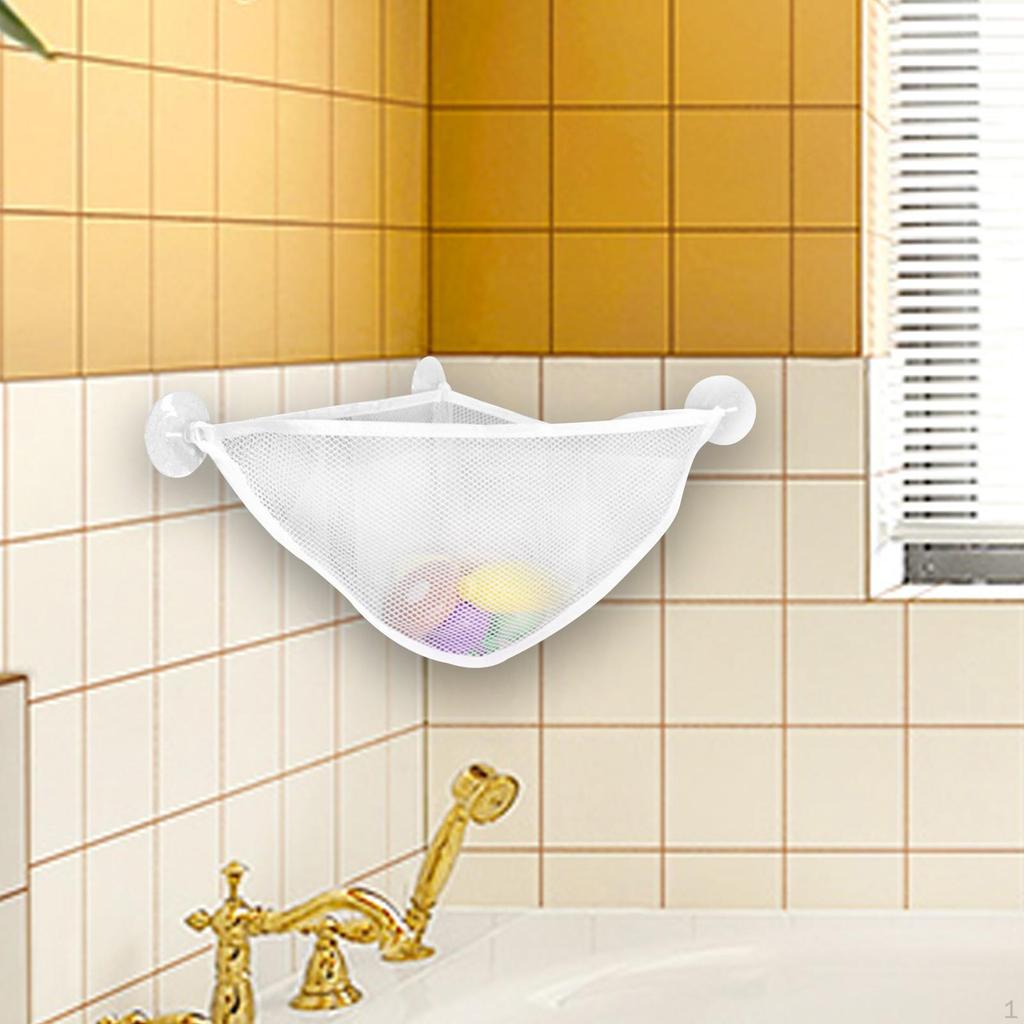 Organizer do przechowywania zabawek kąpielowych z siatkowymi kieszeniami - Idealny dla chłopców i dziewczynek