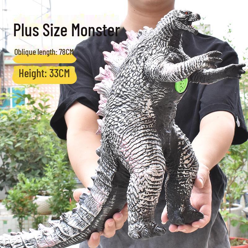 Soft Plastic Giant Dinosaur Model - Cotton-Filled Tyrannosaurus Rex/Triceratops Gift