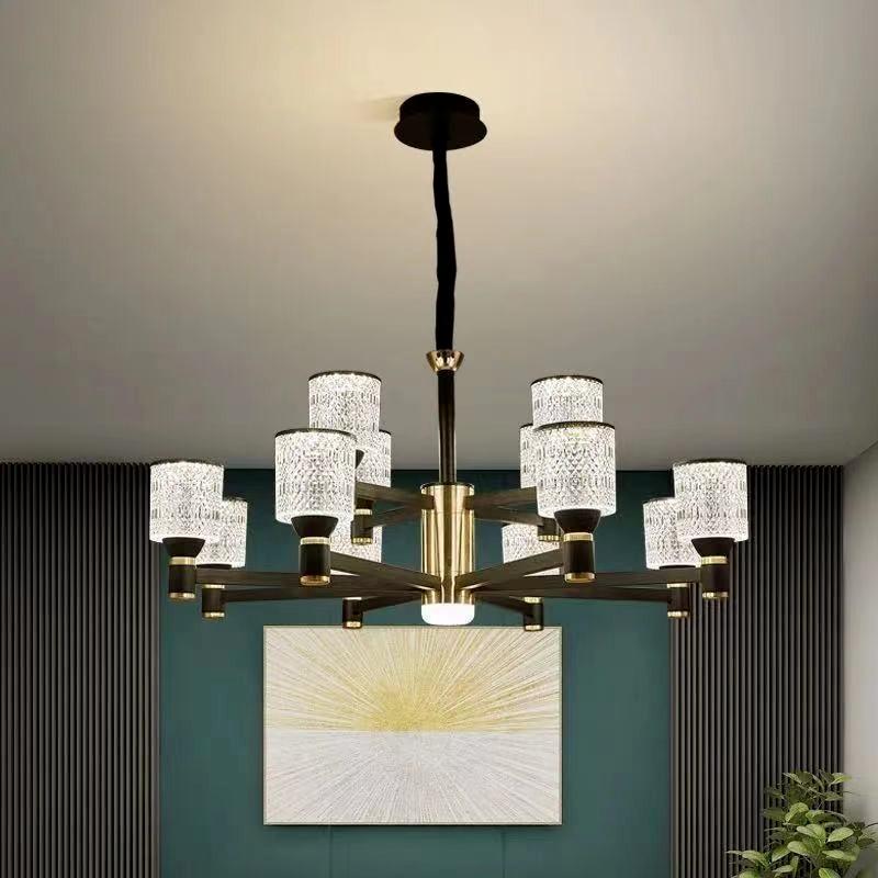 Lámpara nórdica moderna minimalista para sala de estar, lámpara de comedor, lámpara de dormitorio, iluminación atmosférica de lujo europea, iluminación para el hogar