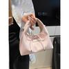 Niche Bags Women's Spring and Summer Fashion Messenger Bags, High-end Foreign Casual Portable Dumpling Bags