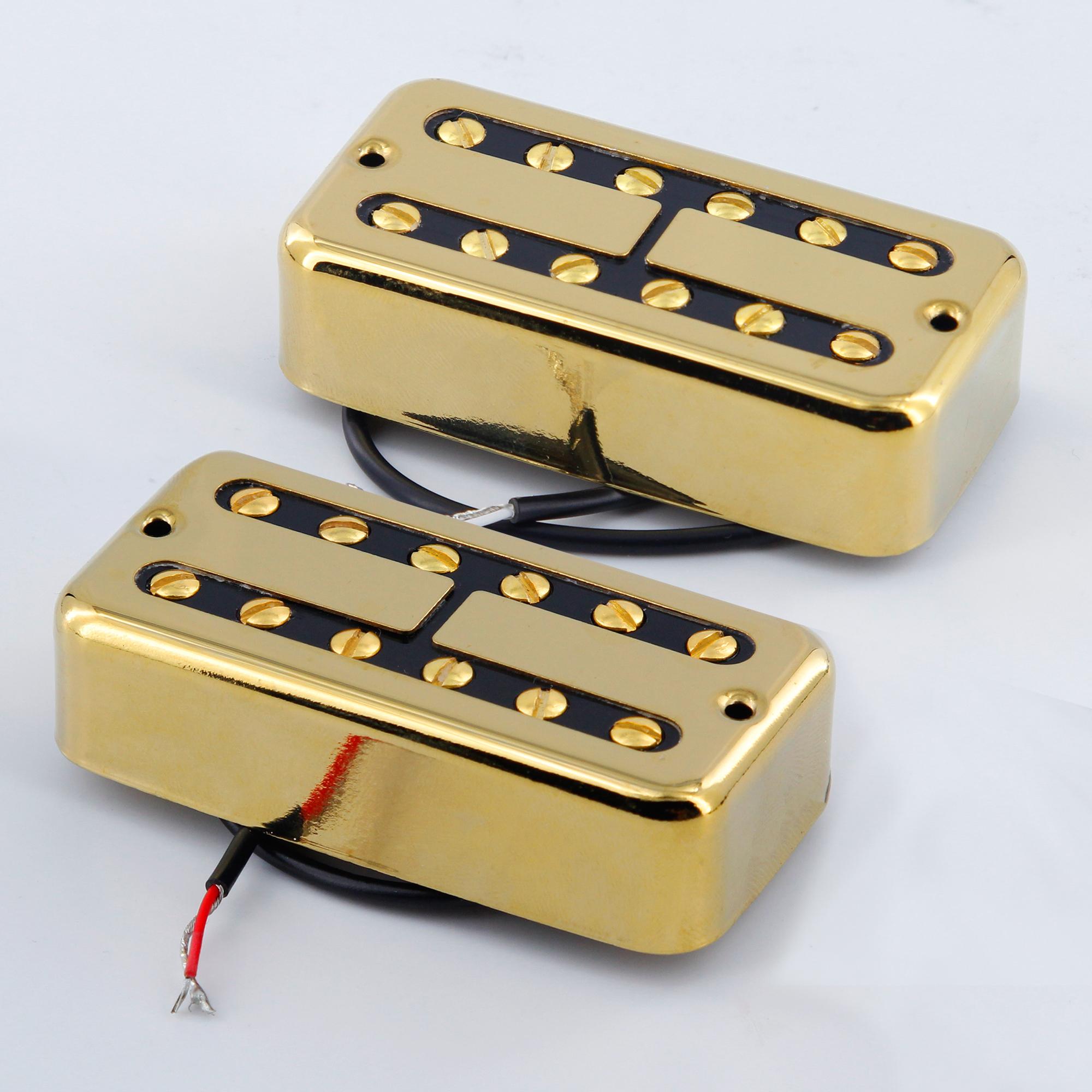 FLEOR Set of Alnico 2 Humbucker Pickups Electric Guitar Neck+Bridge Pickup for FT Style Guitar Parts