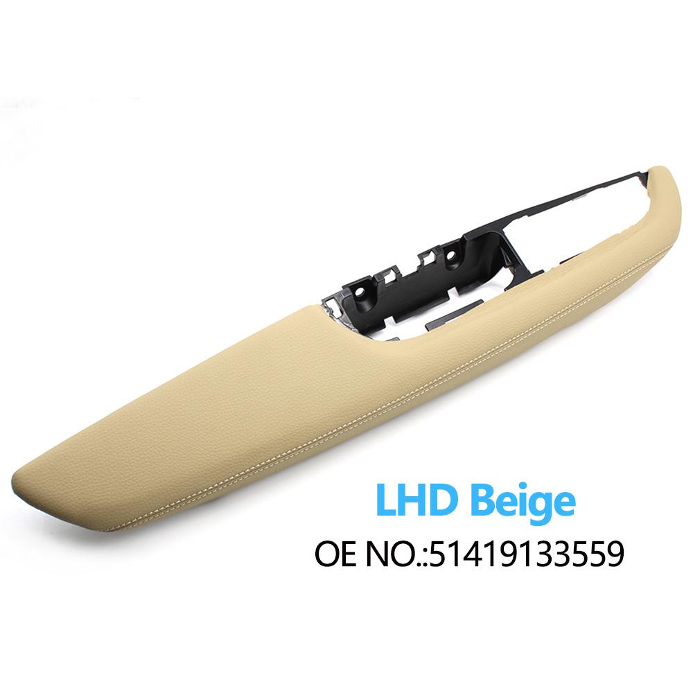 LHD Front Left Interior Door Handle Armrest Outer Frame Panel Replacement For BMW X5 X6 E70 E71 E72 2007-2013