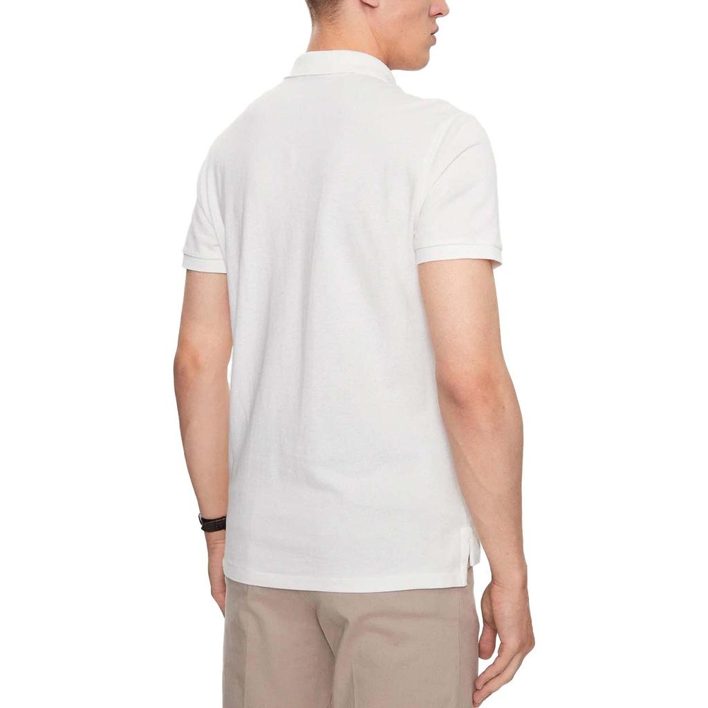 Polo Ralph Lauren FW23 Animal Logo Printed Polo Short Sleeve Shirt Men Tops White 710910565-003