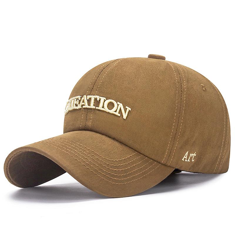 Soft-top Baseball Hats for Men and Women Trendy Sun Protection and Shade Three-dimensional Embroidered Baseball Hats
