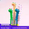 Creative Dinosaur Ballpoint Gel Pen with Soft Rubber Design - Novelty Office Pen