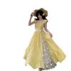 Summer Bohemian Super Fairy Suspender Dress Women's New Xiaofei Sleeve Lace Splicing Waist Long Dress