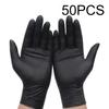 100/50 Pezzi Guanti Monouso in Nitrile Nero Impermeabili per Pulizia, Parrucchiere, Cura Animali Domestici, Pulizia Tatuaggi, Qualità Premium