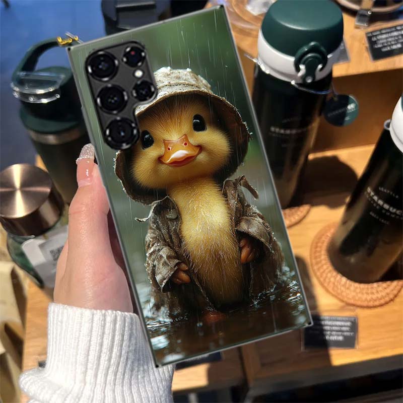 Yellow Duck Cases Phone Case for Samsung Galaxy S26 Ultra S25 Edge S24 S23 FE S21 Plus S20 S22 S10 Cover TPU Capa Shell Shockpro