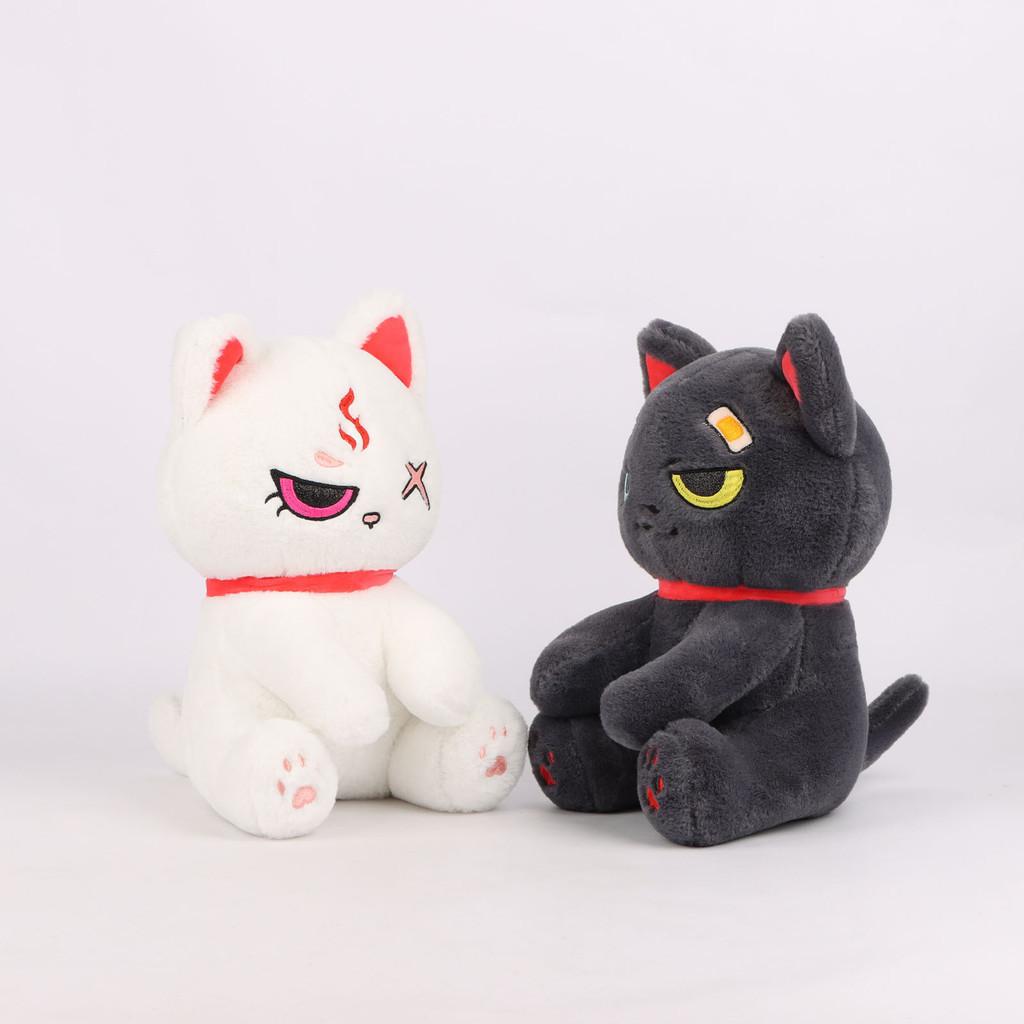 Halloween Pirate Cat Plush Toy Dark Style Pillow Surrounding Stuffed Animal