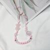 Mobile Phone Lanyard Handmade Beaded Bear Pendant Bow Pendant Anti-Lost Lanyard