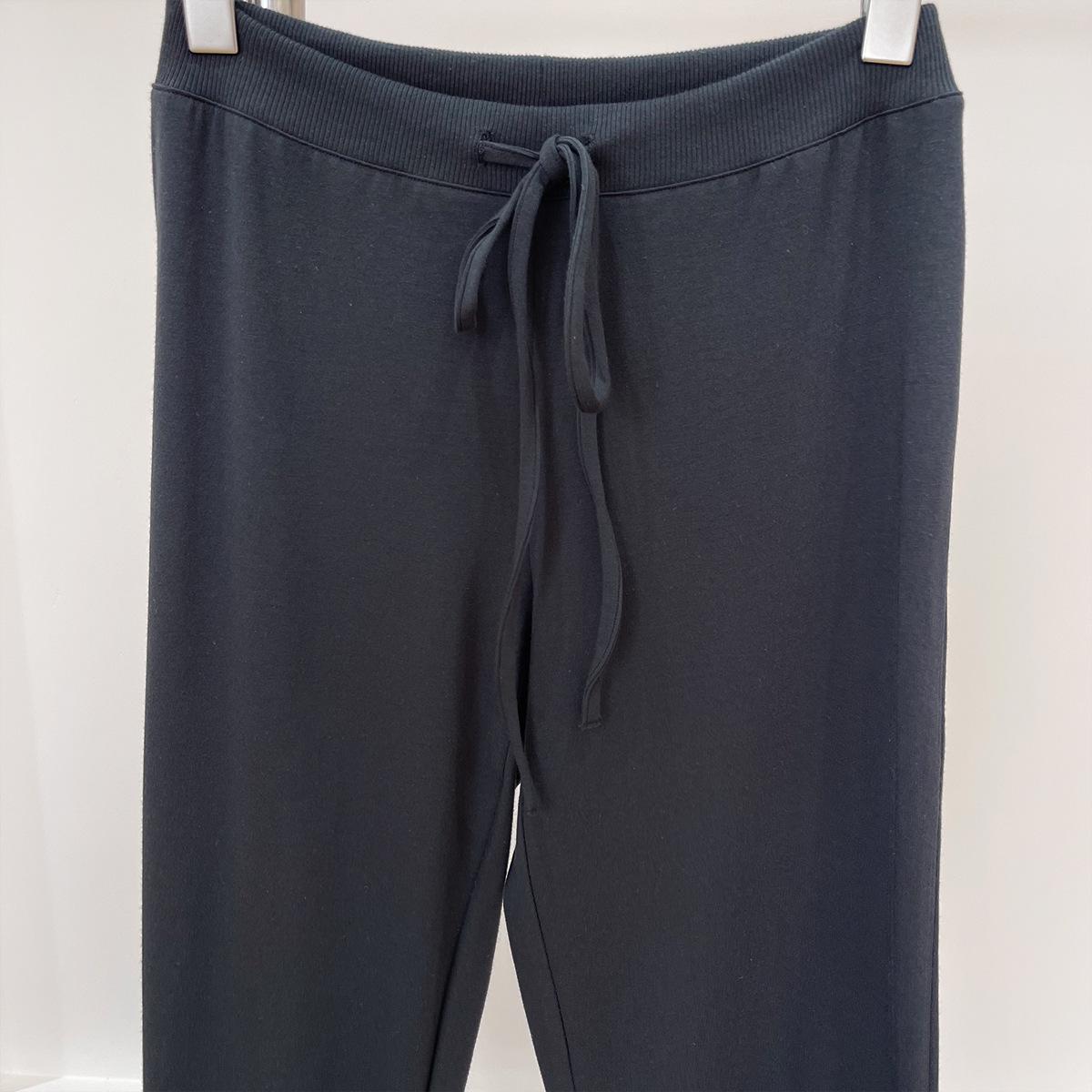 

Skims Cotton Jersey Low-Rise Drawstring Women s Pants - Loose, Comfortable, High Stretch, Long Length M—120-130 lbs