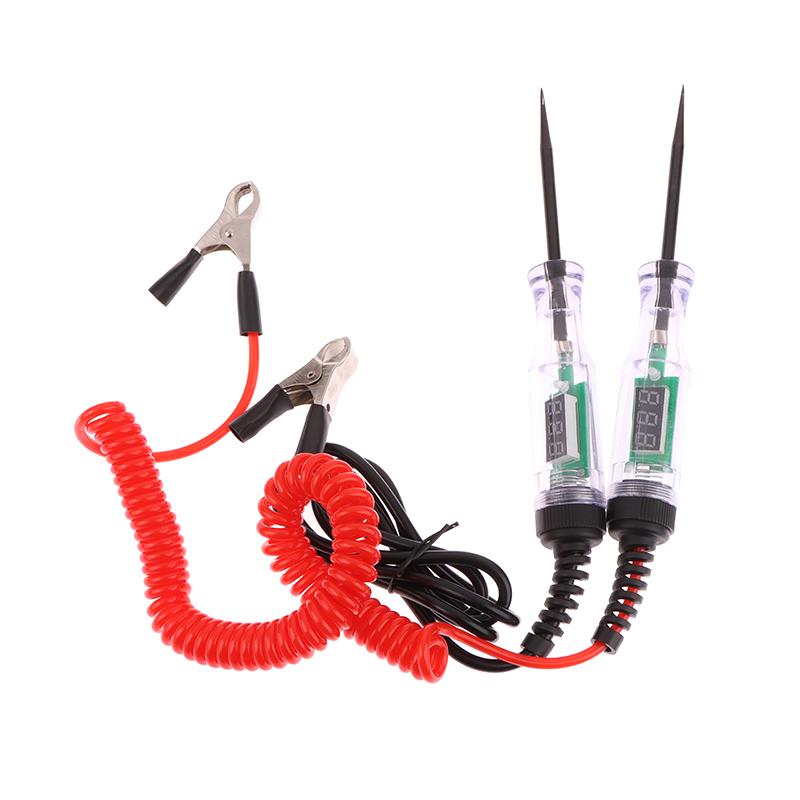 Display Digitale Penna a Sonda Lunga Lampadina 6V 12V 24V CC Tester Circuito Voltaggio Auto Camion Strumenti Diagnostici per Riparazione Automobilistica