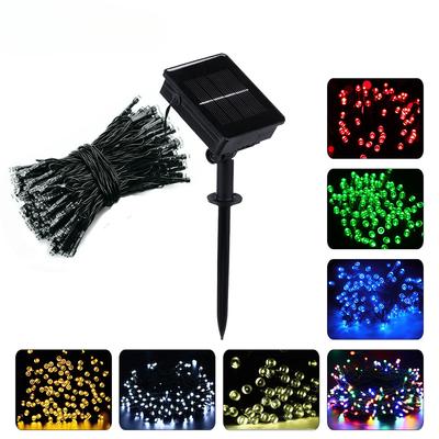 50/100/200 Led Solar Lights Outdoor Waterproof Fairy Holiday Lights Garlands Christmas Tree Solar Chain String Garden Decoration