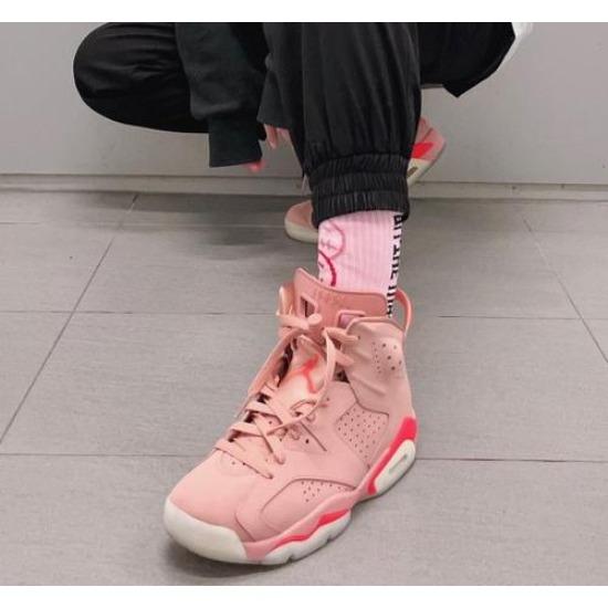Air Jordan 6 Retro X Aleali May Millennial Pink Jordan 6 AJ6 CI0550-600