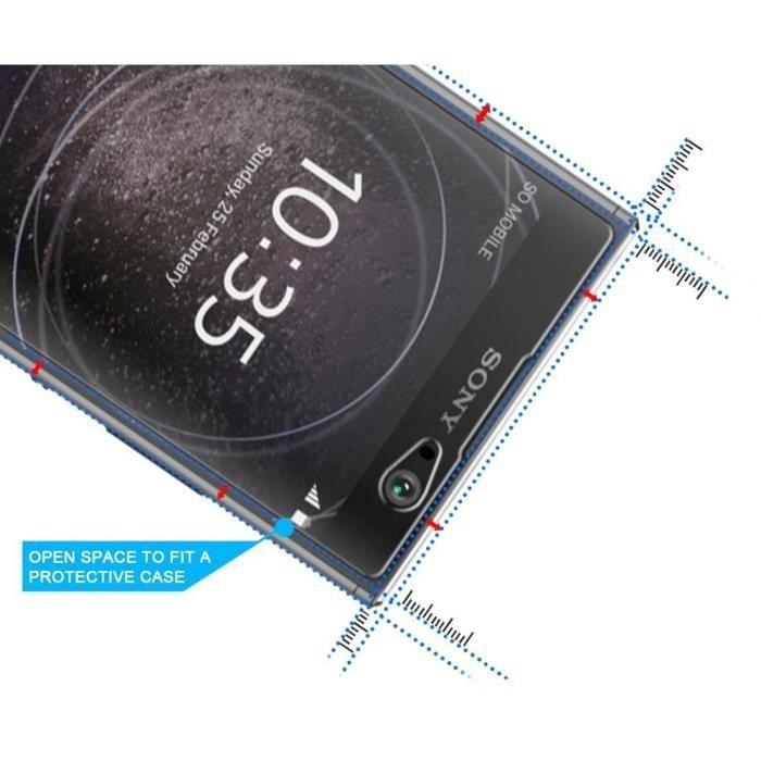 Film Vitre Protection Ecran - Phonillico® - Sony Xperia XA2 - Pack de 2 - Verre Trempé - Résistant aux Rayures