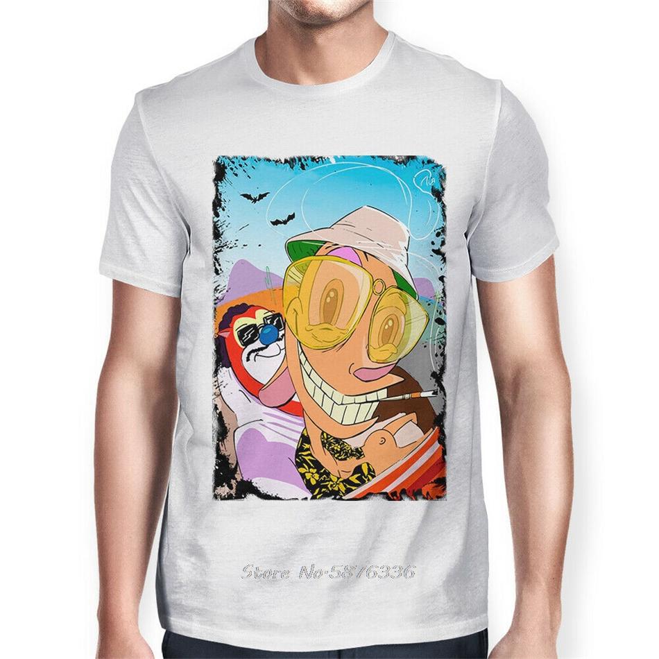 Ren And Stimpy In Vegas Funny Tshirts Fear And Loathing In Las Vegas MenS Tshirt Funny Anime Tee Shirt Clothes S