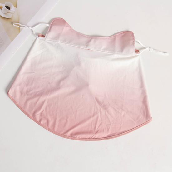 Sun Protection Guard Lightweight Breathable Sunblock Face Guard Gradient Dyeing Technology Ice Silk Face Guard