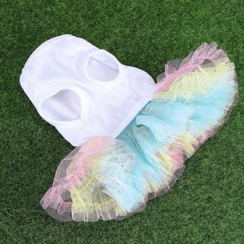 Pets Dog Dress Dog Clothes for Pet Wearing 3Pcs Colorful Pet Skirts