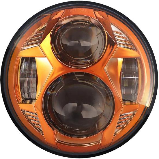 5.75 inch Led Headlight With High/Low Beam DRL For Honda Yamaha Harley Dyna Sportster Softail FXST, FXSTB, FXSTC 5 3/4"Headlamp.