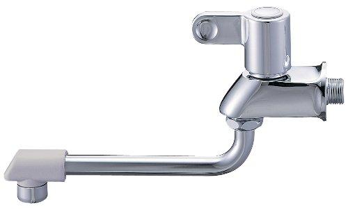 SANEI Flexible Faucet with Lever Handle, 90-Degree Open/Close, JA102DC-13