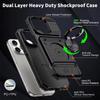 Case For Samsung S25 24 23FE Plus Ultra  A15 25 35 55 14 Magnetic Rotated Ring Kickstand Heavy Duty Drop Protection Wallet Cover