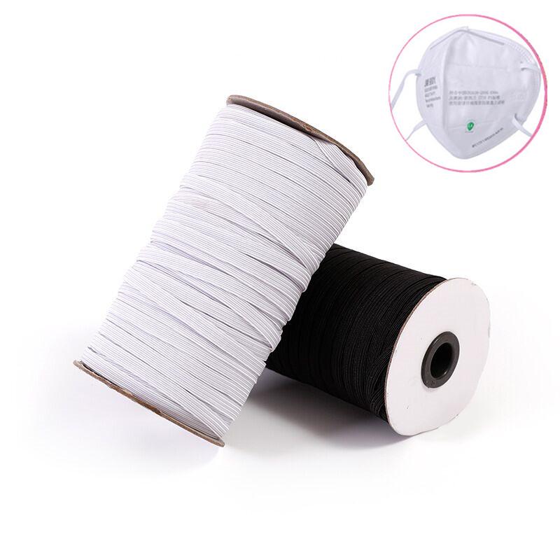 5 Meters 3/6/9/12/15/25/30/35/40MM White/black Nylon Highest Elastic Bands Garment Trousers Sewing Accessories DIY
