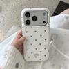 Minimalist Color Heart Chain Phone Case for iPhone 17, 16 Pro Max, 15, and 14 (Japanese Korean Design)