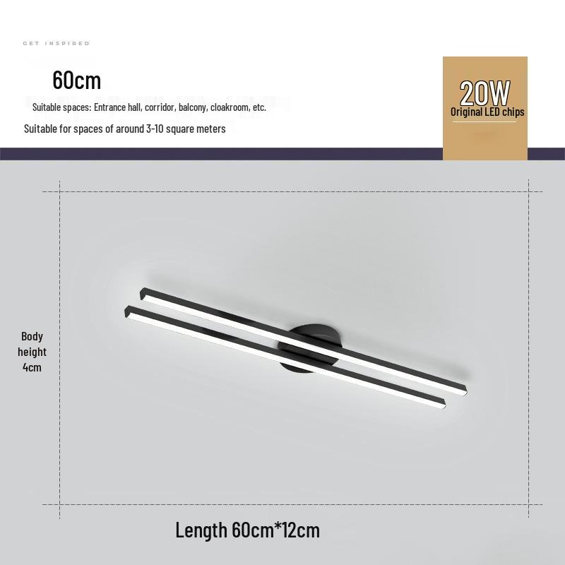 Modern Minimalist LED Hallway & Corridor Ceiling Light