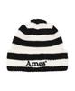 AMES-WORLDWIDE Stripe Knit Beanie Ivory