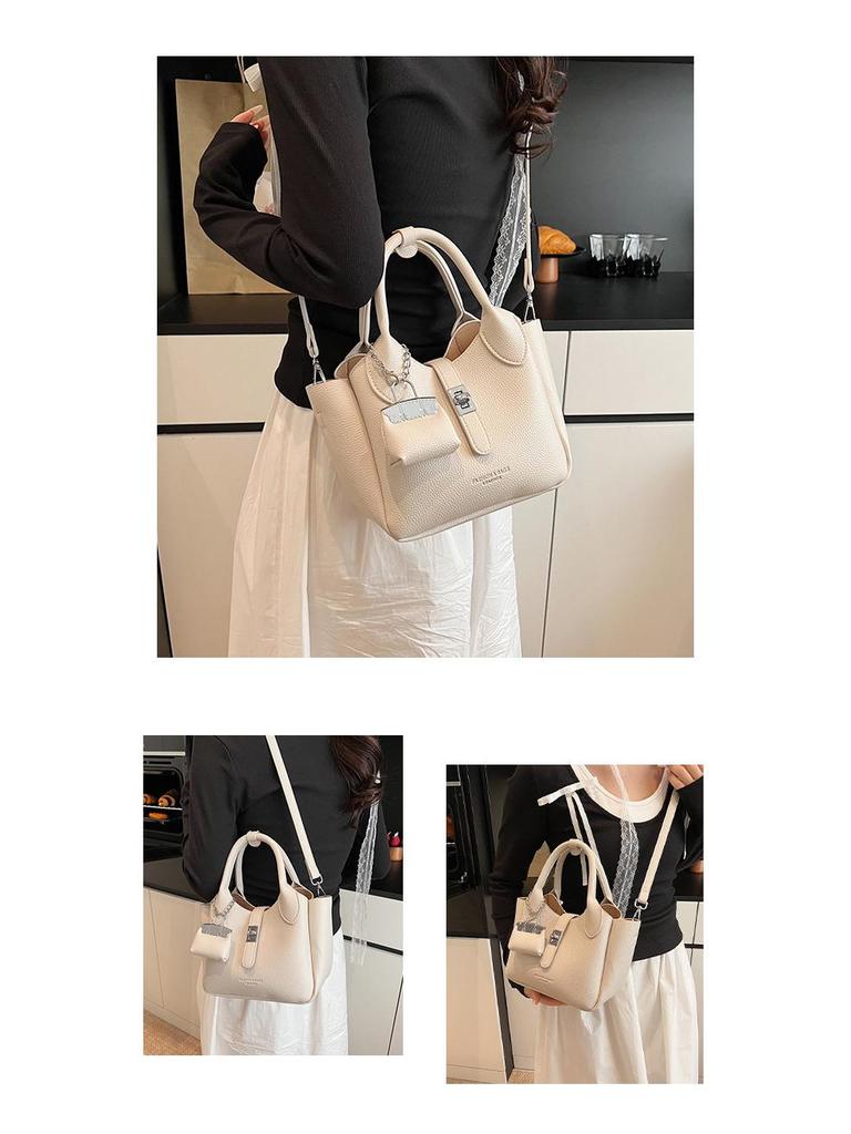 2025 Frühling/Sommer Damen Stilvolle Koreanische Bucket Bag – Vielseitige Lässige Schulter- & Umhängetasche