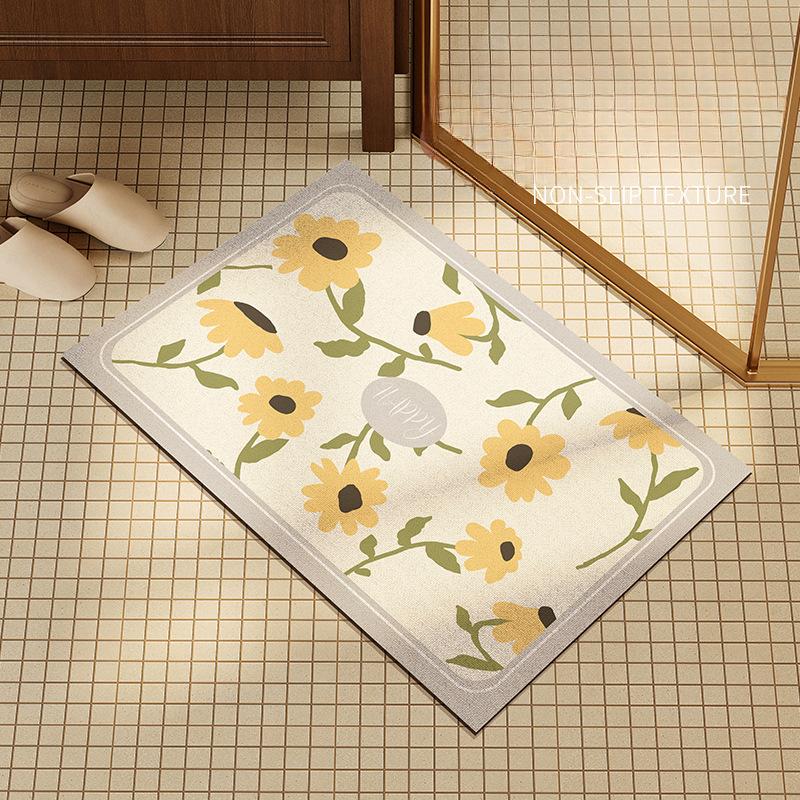 Klein Frisch Badezimmertürmatte Ins Wind Kieselgur Badezimmerbodenmatte Xiaohuahua Wasseraufnahme Fußmatte