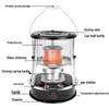Adjustable Height Glass Chimney Kerosene Stove for Outdoor Camping & Indoor Use