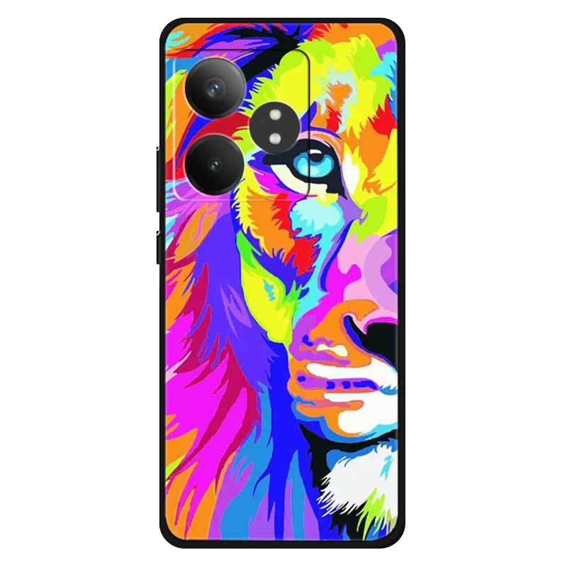 Funda For Realme GT 6T / GT 6 Cases Silicone Planet Painted TPU Soft Phone Back Cover For RMX3853 Protective Coque RMX3851  GT 6