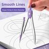 8PCS Multifunctional Student Ruler Set Protractor Stationery Ruler Set  School Starts