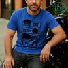 Tshirt For Unisex Eat Sleep Ride Repeat Motorcycle Biker Street Unisex Tops Casual Clothing Oversized Clothes Trend Tshirt Clothes