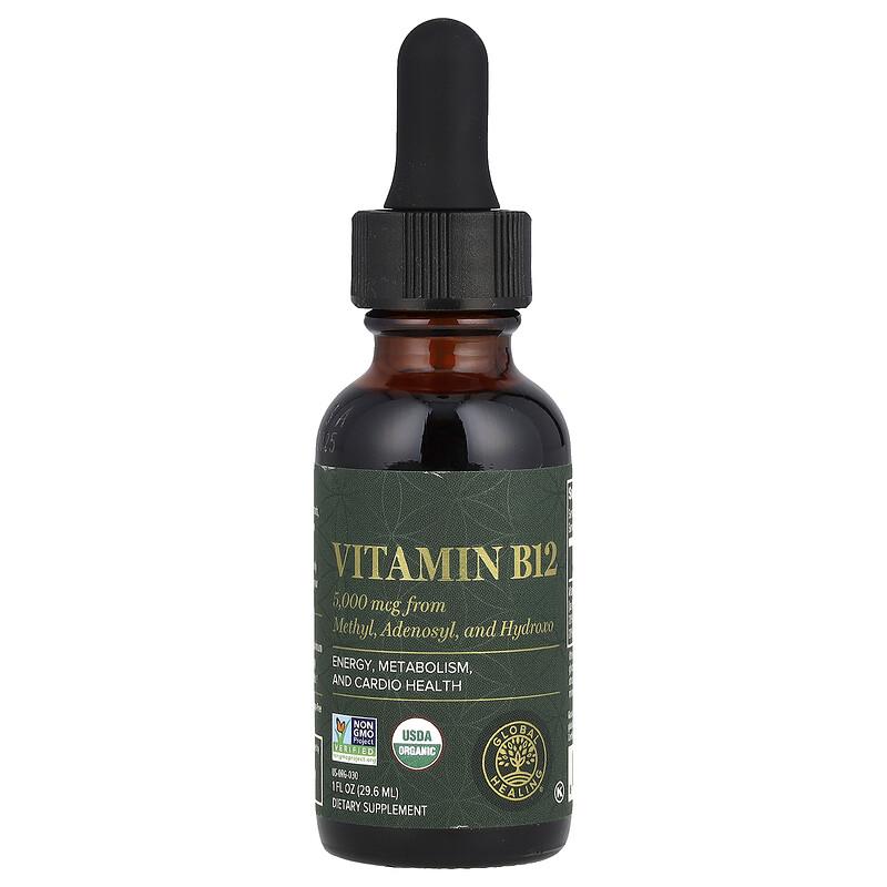 Vitamin B12, 5,000 mcg, 1 fl oz (29.6 ml)