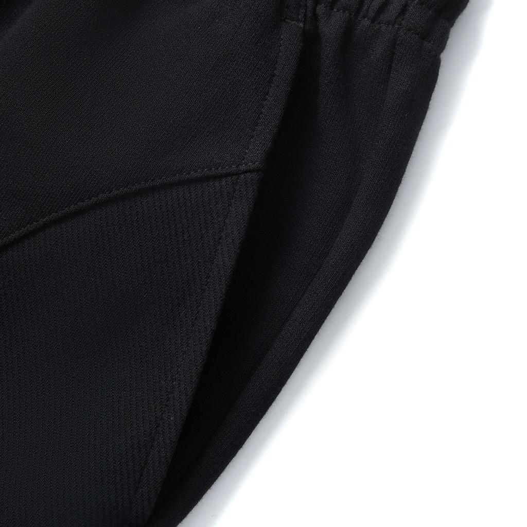 Li Ning X League Of Legends Collaboration Sports Minimalist Solid Color Lace-Up Casual Shorts Men Shorts Black AKSV157-3