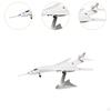 1/144 Diecast Alloy Aircraft Model with Stand, Decorative Plane for Home and Cafe