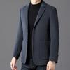 Autumn and Winter New Woolen Suit Men's Short Casual Thickened Warm Jacket