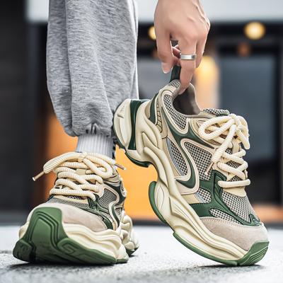 2026 Freizeit Sport Neue Dicke Sohle Höhensteigernd Leicht Mode Trend Atmungsaktiv Vielseitig Niedrig geschnitten Herrenschuhe Trend