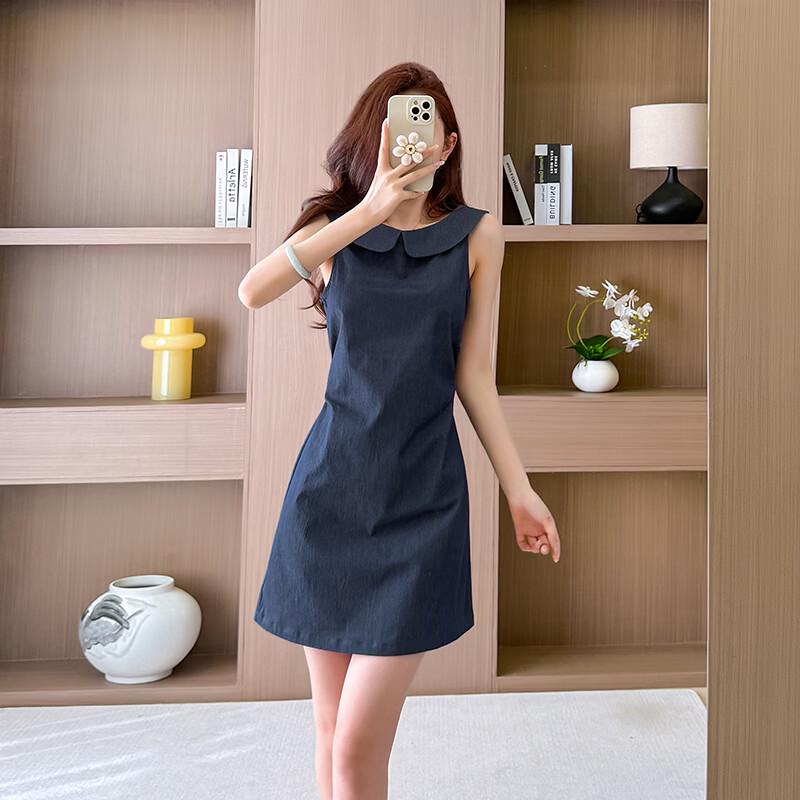 La Chapelle Summer Sleeveless Mini Dress L