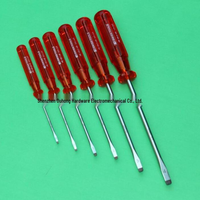 Плоские отвертки серии 100 от Swiss PB Tools: Размеры 00-4 Size 00, Length 70mm