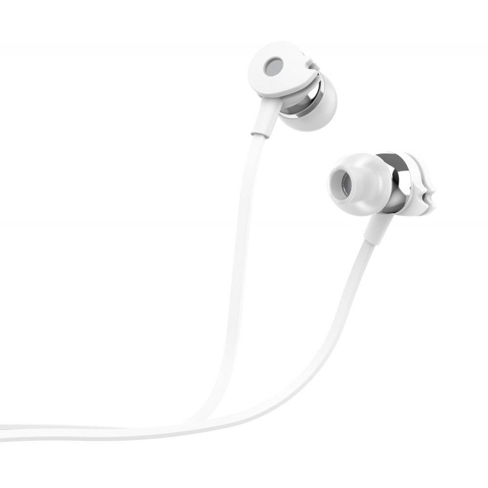 Słuchawki Z Mikrofonem Techly Stereo Douszne Białe