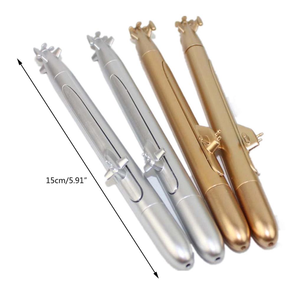 12x Penna a Sfera Sottomarino Penna a Sfera con Inchiostro Nero Penna per Scrittura Fluida Penna da Ufficio Penna per Firma Cancelleria Scolastica