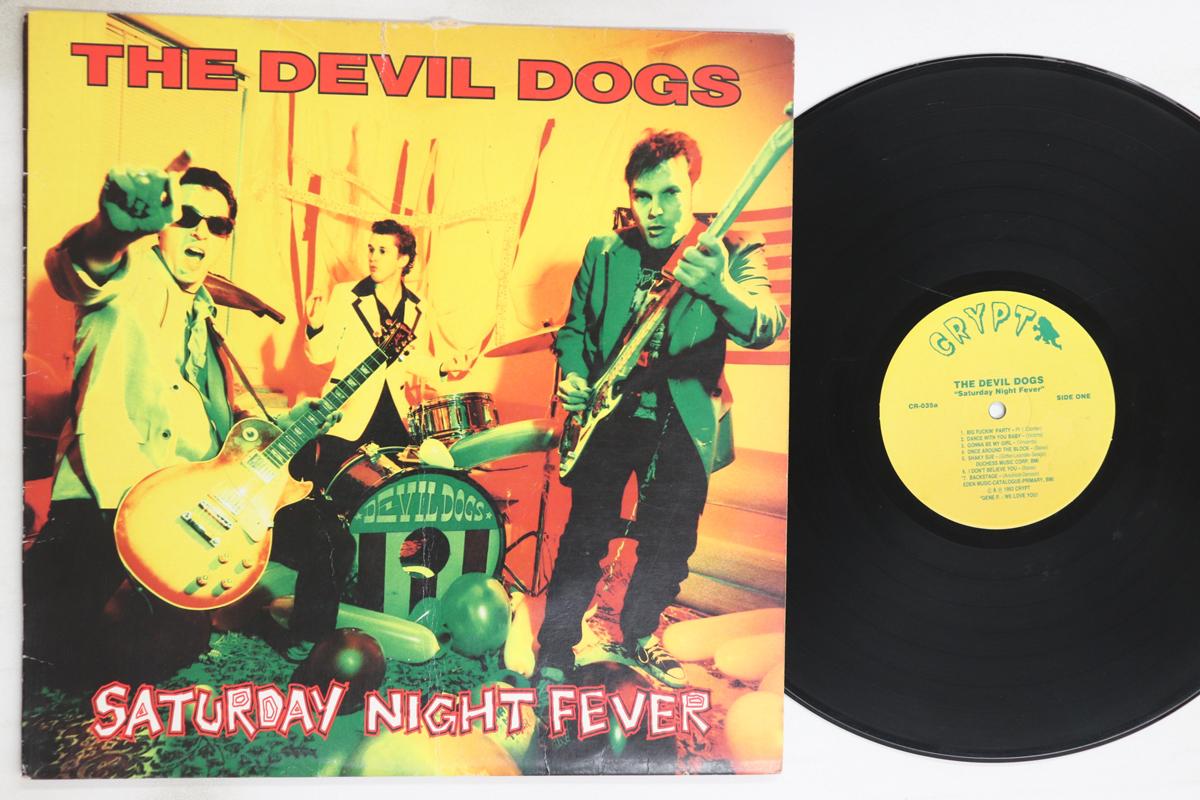 

LP Record DEVIL DOGS - Saturday Night Fever CR035 Crypt Records Non Japan Rock Used