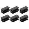 20Pcs Aluminum Heat Sink Cooling Radiator CPU Cooler Industrial Components Q8.5x8x16 Black