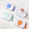 Portable Wipes Holder Shaped, an Travel Case for Wet Tissues Designed for Cleaning ' Hands And Mouths, Featuring a Secure Lid
